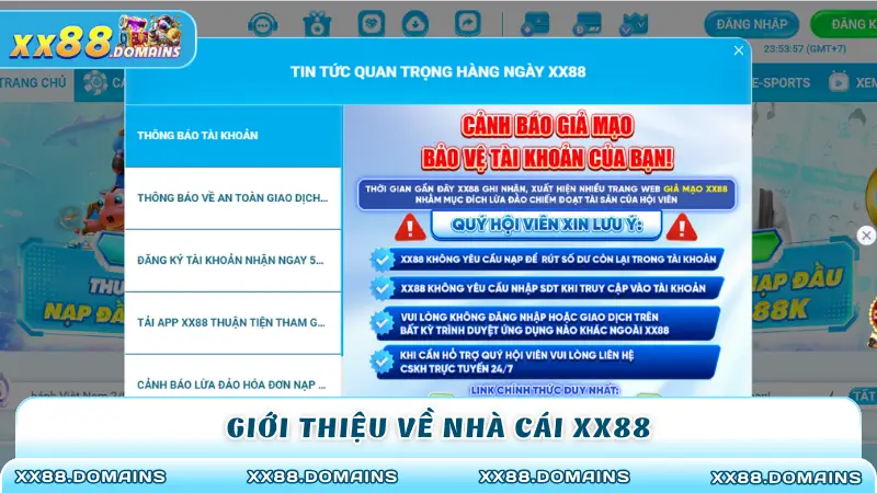 Giới thiệu về nhà cái XX88