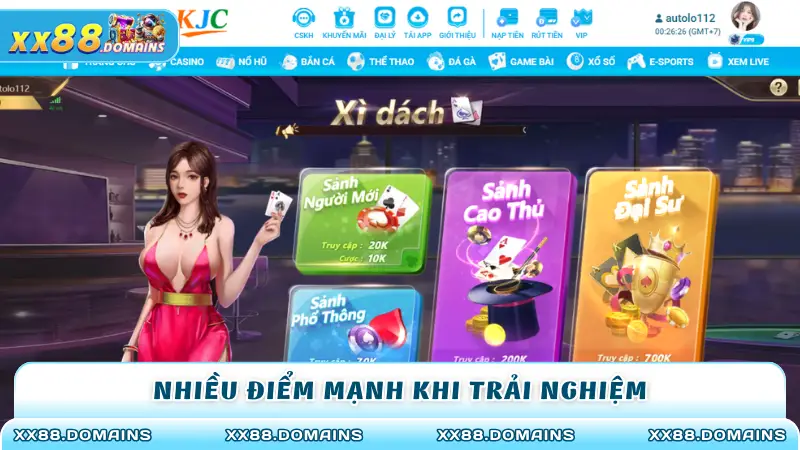 Nhiều điểm mạnh khi trải nghiệm