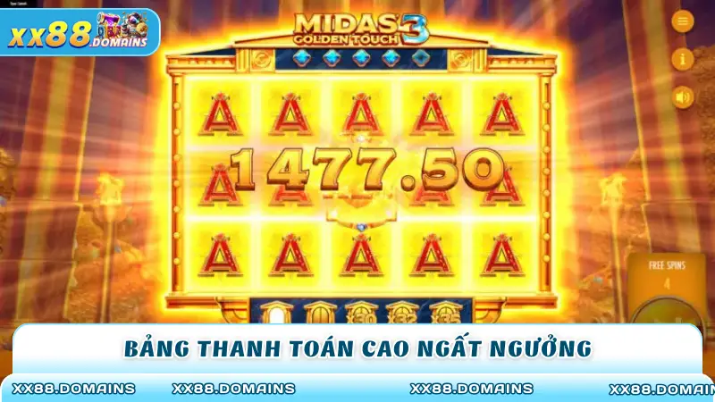 Bảng thanh toán cao ngất ngưởng
